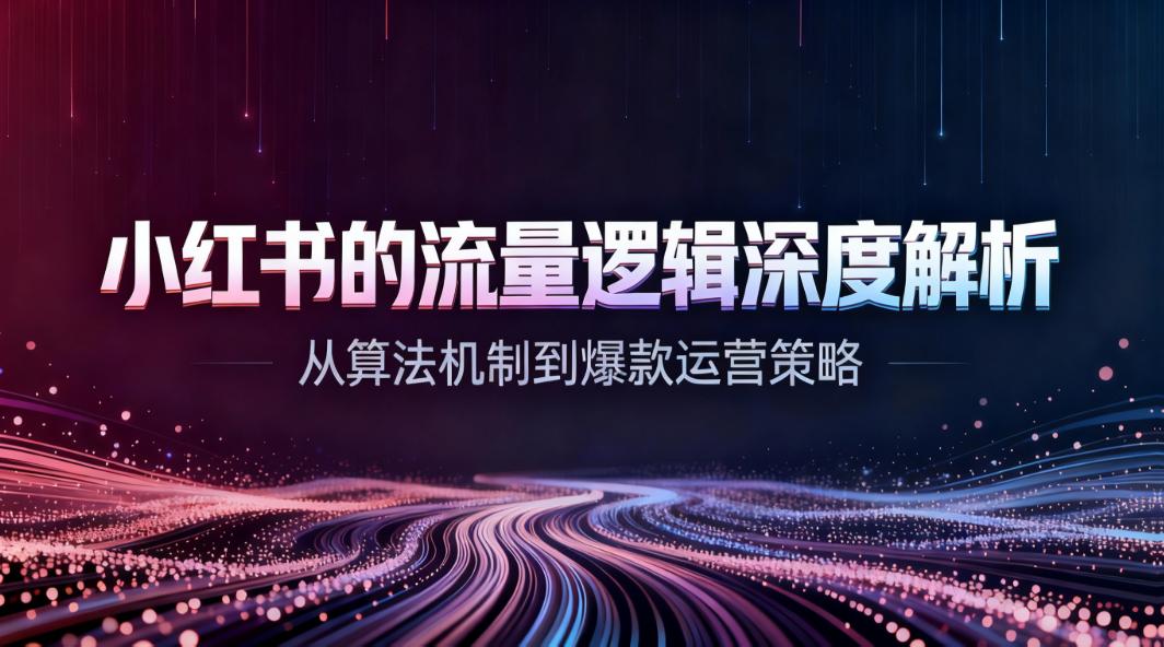 小红书流量逻辑