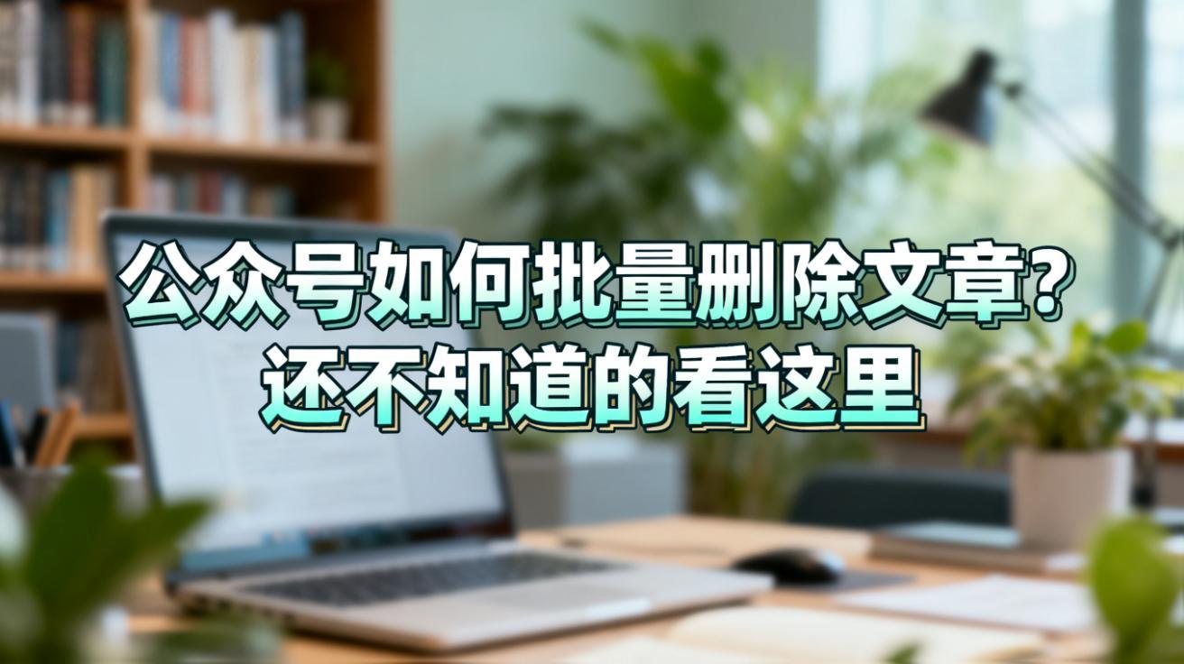 公众号批量删文