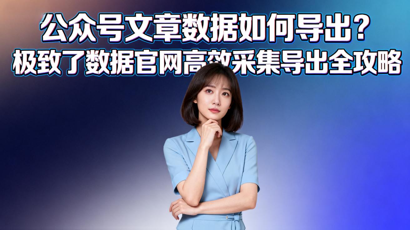 公众号数据采集导出