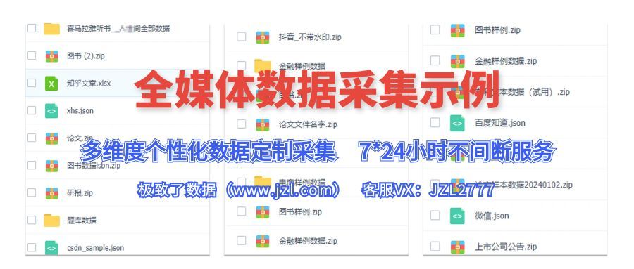 全媒体数据