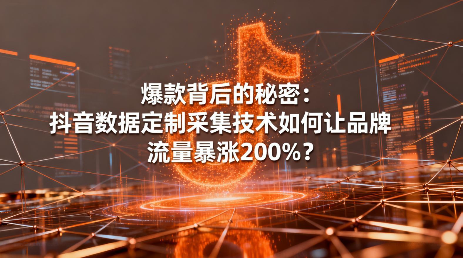 抖音数据定制采集”