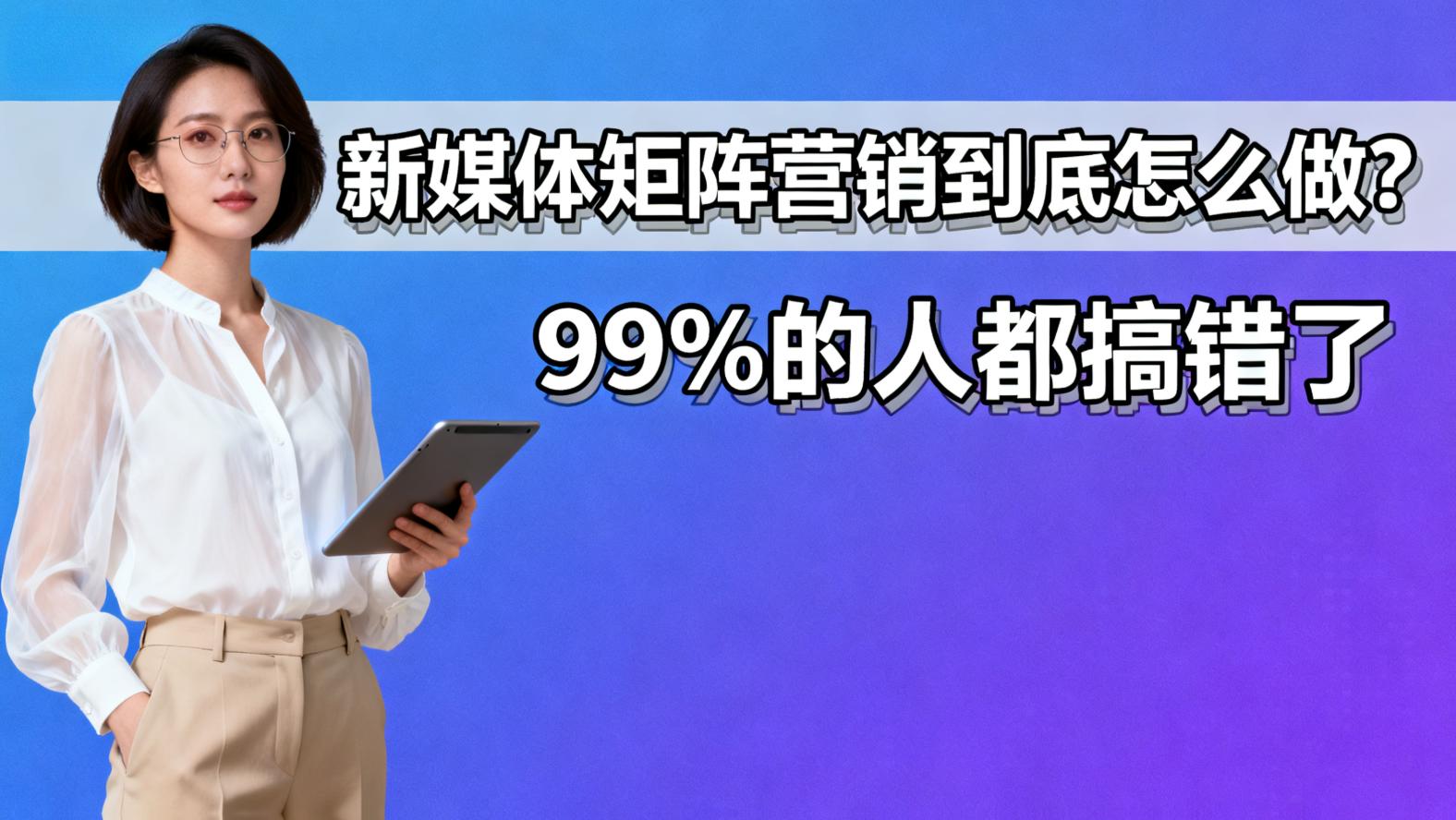 新媒体矩阵营销”