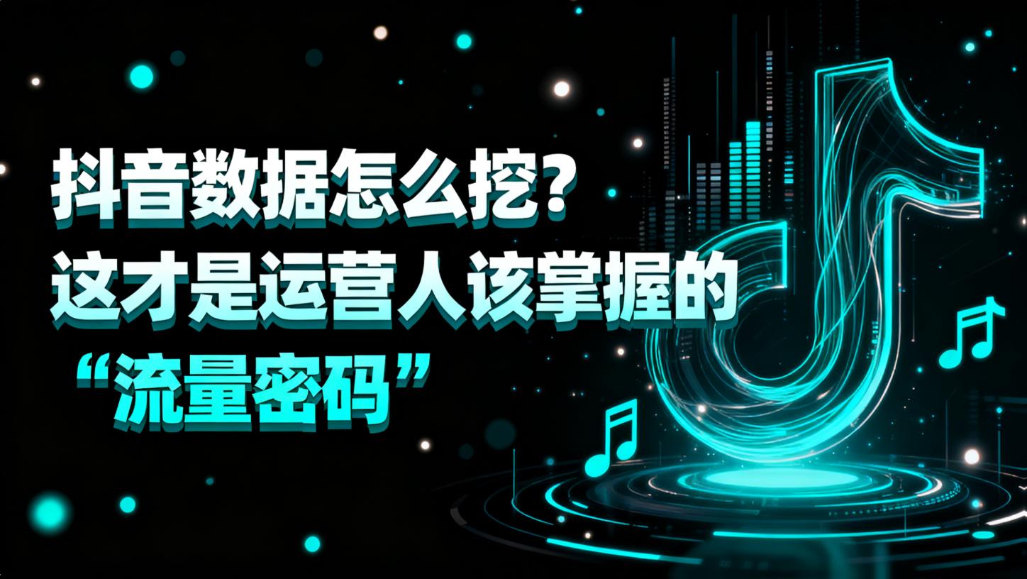 抖音数据怎么挖”